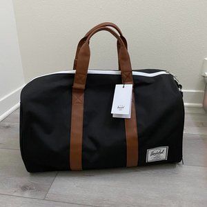 NWT Herschel Supply Co. Novel Duffle Bag in Black